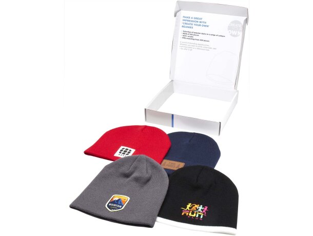 Kit de muestras de gorros doble capa en blanco Blanco detalle 1