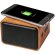 Altavoz con base de carga inalámbrica Wooden Madera detalle 6