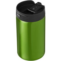 Vaso de plástico y acero isotérmico personalizado negro intenso Vaso de plástico y acero isotérmico personalizado negro intenso