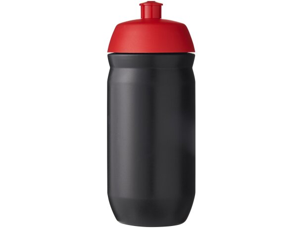 Bidón deportivo HydroFlex 500 ml flexible con tapa abatible Rojo/negro intenso detalle 14