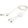Cable 5 en 1 plástico reciclado Citala carga rápida 27W Blanco detalle 13