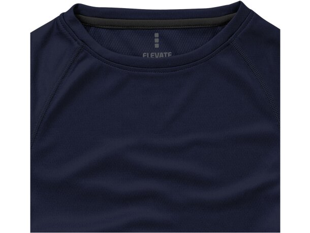 Camiseta de manga corta unisex niagara de Elevate 135 gr Azul marino detalle 24