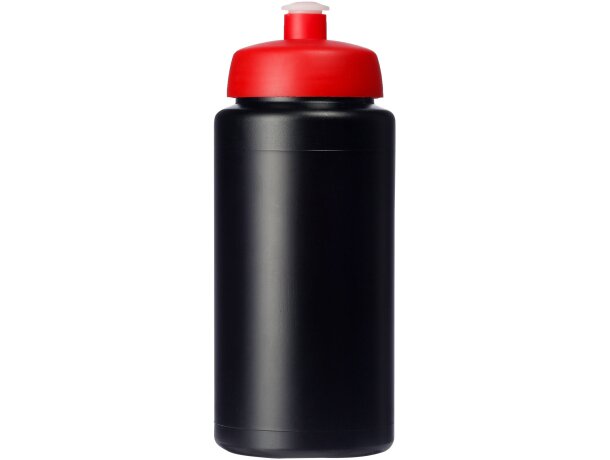 Baseline® Plus Bidón deportivo con tapa de 500 ml con asa Negro intenso/rojo detalle 4