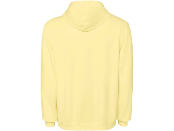 Sudadera con capucha unisex Kenia Roly algodón lavado con ácido Amarillo detalle 2