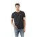 Camiseta manga corta orgánica hombre Balfour algodón certificado Rojo detalle 11