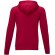 Sudadera con capucha y cremallera completa hombre Theron Rojo detalle 8