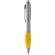 Bolígrafo con grip de colores Plateado/amarillo detalle 1