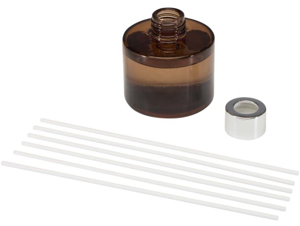 Difusor barrita perfumada Elowen vidrio y madera 100 ml Marrón detalle 4