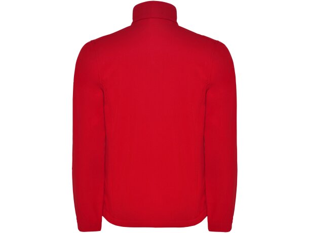 Chaqueta softshell infantil Antartida Roly cortavientos Rojo detalle 4