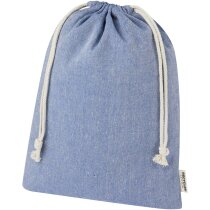 Bolsa regalo algodón reciclado Pheebs azul 4L