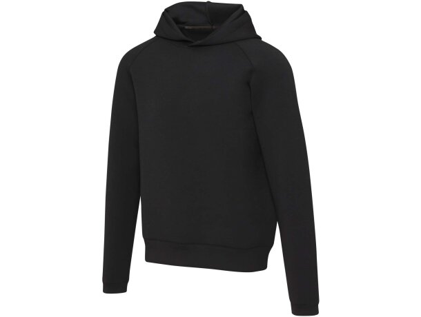 Sudadera deportiva unisex con punto indesmallable Danali Negro intenso detalle 4
