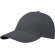 Gorra eco-amigable de 6 paneles grs reciclada Gris tormenta