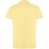 Polo manga corta unisex Cobain Roly acabado vintage Amarillo detalle 16