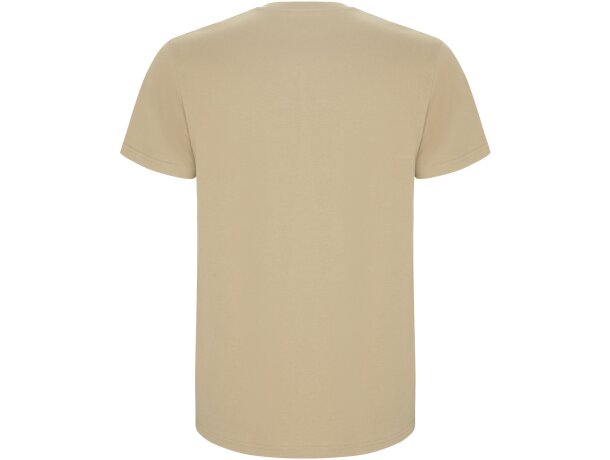 Camiseta manga corta hombre Stafford Roly algodón 190 g/m² Arena detalle 18