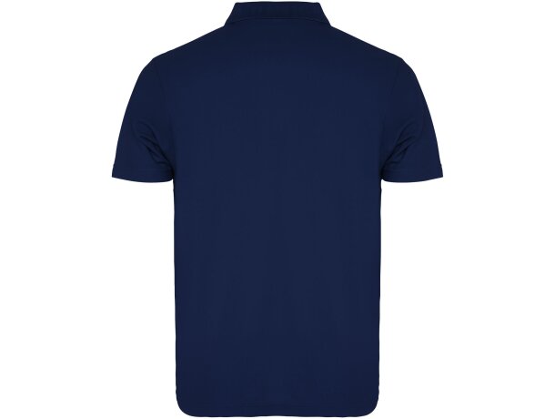 Polo manga corta unisex Austral Roly algodón piqué corporativo Azul marino detalle 25