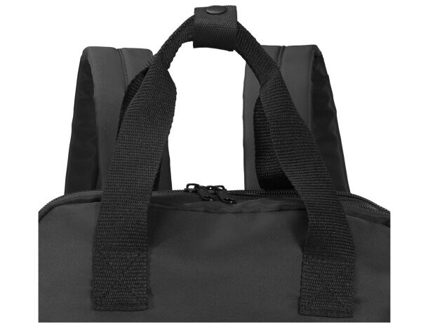 Mochila reciclada de viaje Trip Aware para portátil de 14 Negro intenso detalle 7