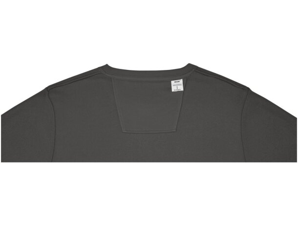 Jersey de cuello redondo para hombre Zenon afelpado Gris tormenta detalle 33