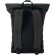 Mochila enrollable 16L con material reciclado certificado GRS Negro intenso detalle 3