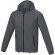 Chaqueta ligera impermeable hombre Dinlas con capucha enrollable Gris tormenta