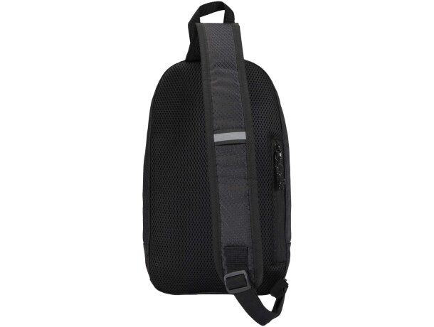 Bolsa cruzada de hidratación Nomad 6L en poliéster reciclado Negro intenso detalle 3