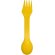Cuchara, tenedor y cuchillo 3 en 1 Epsy Amarillo detalle 25