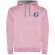 Sudadera con capucha para hombre Urban Roly Rosa claro/gris jaspeado detalle 46
