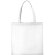 bolsa de no tejido para convenciones o compras personalizada blanca