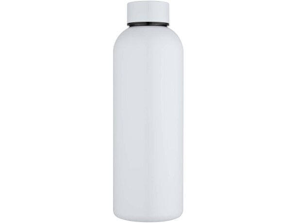 Botella de agua Spring 750ml acero inoxidable reciclado RCS Blanco detalle 2