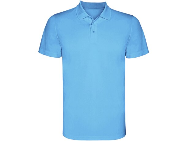 Polo deportivo transpirable Monzha Roly hombre piqué poliéster detalle 45