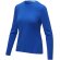 Camiseta de manga larga de mujer ponoka de Elevate 200 gr azul