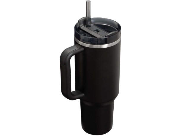 Vaso térmico Stanley Quencher H2.0 de acero inoxidable Negro intenso detalle 5