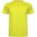Camiseta deportiva infantil Montecarlo Roly punto piqué Amarillo flúor