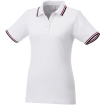Polo con ribete de cuello contrastado para mujer Fairfield personalizada
