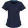 Camiseta de manga corta de material reciclado GRS para mujer Jade Azul marino detalle 21
