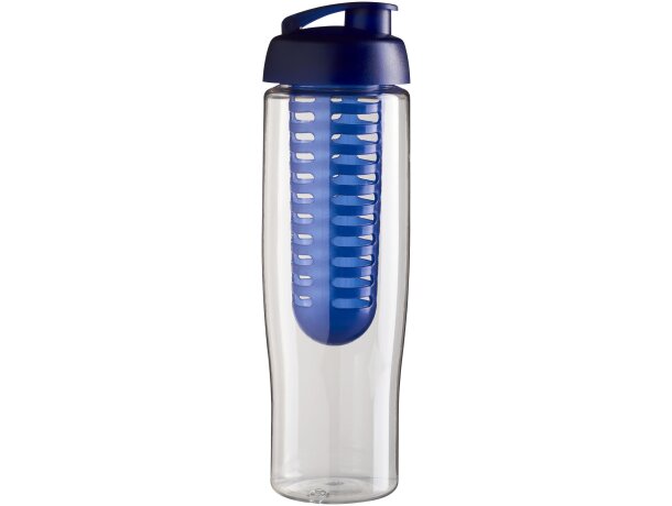 H2O Active® Tempo Bidón deportivo e infusor con Tapa Flip de 700 ml Transparente/azul detalle 9