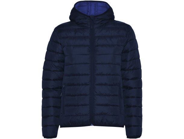 Chaqueta aislante Norway Roly con capucha para mujer Negro intenso detalle 8