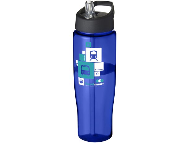H2O Active® Tempo Bidón deportivo con tapa con boquilla de 700 ml Azul/negro intenso detalle 4