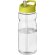 Bidón deportivo de 650 ml con tapa con boquilla H2O Active® Base Tritan™ Transparente claro/lima