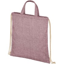 Mochila tipo saco personalizada algodón reciclado 210 g/m² 6L