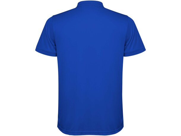 Polo manga corta hombre Tormo Roly poliéster reciclado Azul real detalle 26