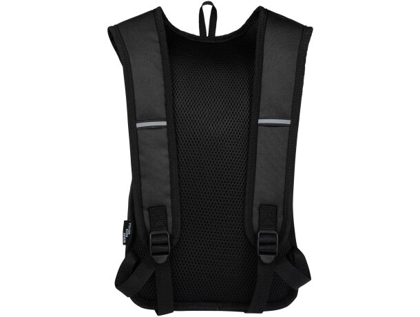 Mochila exterior GRS RPET Trails 6,5L certificada sostenible Negro intenso detalle 3