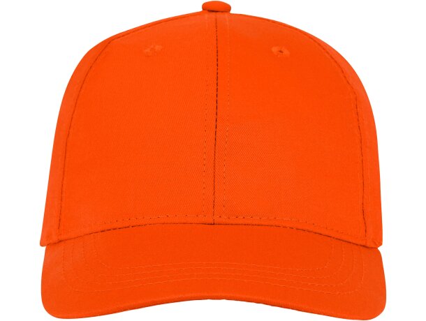 Gorra dividida en 6 paneles. Ideal para merchandising Naranja detalle 18