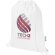 Bolsa con cuerdas Peru Blend de algodón reciclado GRS 5L Blanco detalle 11