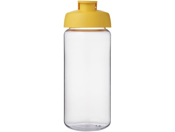 Bidón deportivo con tapa Flip de 600 ml H2O Active® Octave Tritan™ Transparente claro/amarillo detalle 33