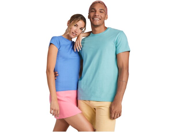 Camiseta manga corta hombre Stafford Roly algodón 190 g/m² Arena detalle 20