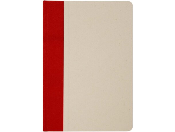 Libreta tapa dura A5 Liliana en rPET y papel caña de azúcar detalle 2