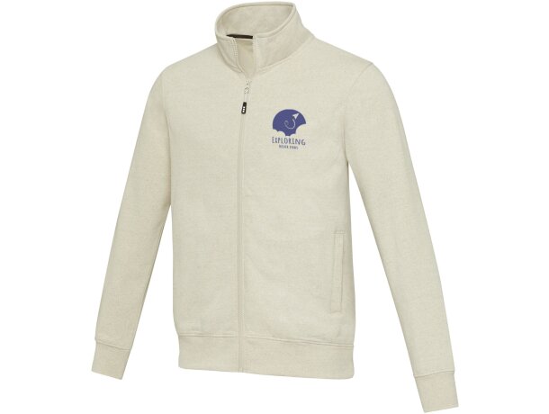 Sudadera cremallera reciclada Aware Galena unisex detalle 19