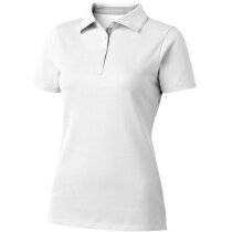 Polo de mujer manga corta hacker de Slazenger 220 gr personalizado blanco Polo de mujer manga corta hacker de Slazenger 220 gr personalizado blanco