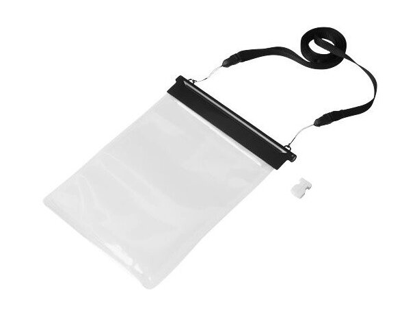 Bolsa impermeable para mini tablet personalizada negro intenso Bolsa impermeable para mini tablet personalizada negro intenso