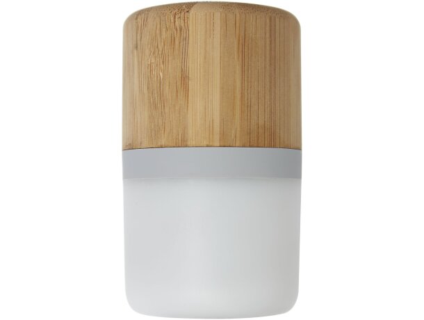Altavoz de bambú con Bluetooth® y luz Aurea Natural detalle 2